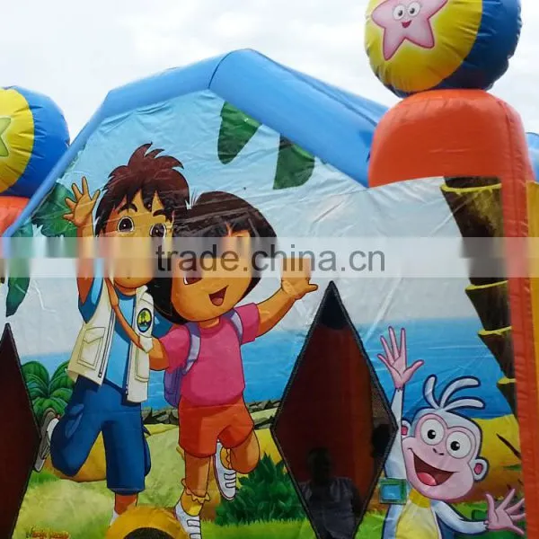 Dora Theme Explorer Inflatable Bounce House for Sale photo-3