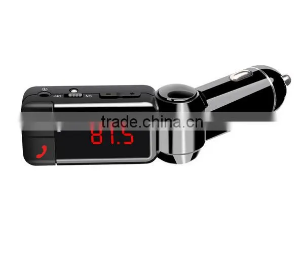 Hands Free Dual Usb Car Charger Wireless Bluetooth fm Transmitter for Car Mp3, Bluetooth Wireless fm Transmitter photo-3