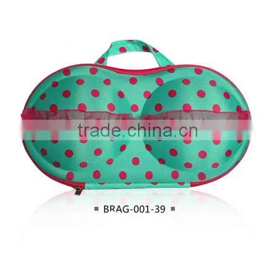 Cheap Wholesale Travel Bra and Underwear Storage Box Case Bra and Panty Bag photo-3
