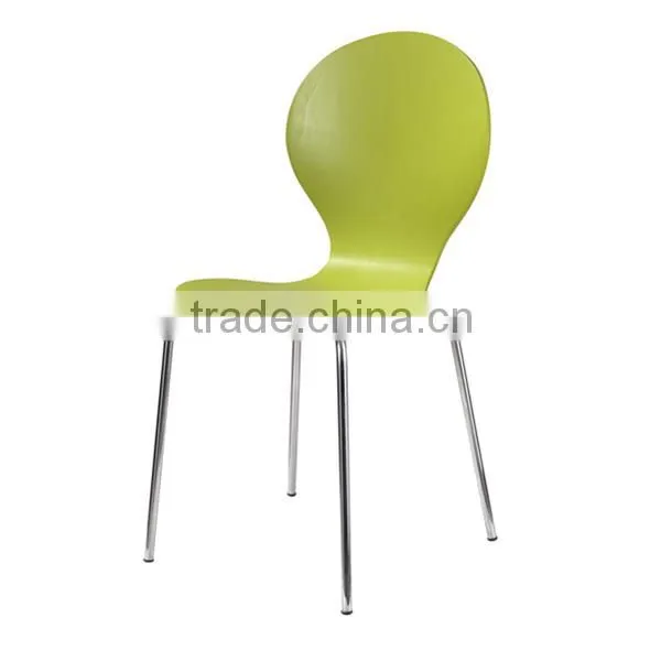 Dining Furniture High Quality Plywood Finish Colorful Chair photo-5