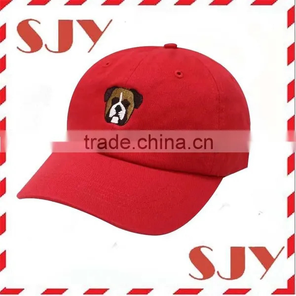 Red Cotton Twill Cheap Custom Logo Baseball Hat no Minimun photo-3
