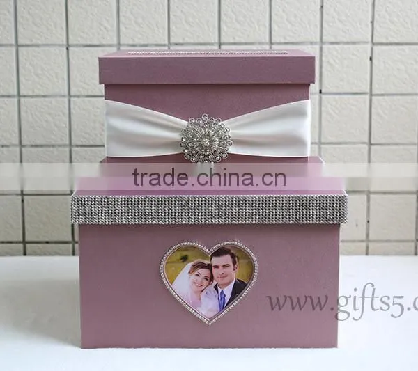 Elegant Wedding Card Box Card Boxes for Wedding Wholesale photo-3