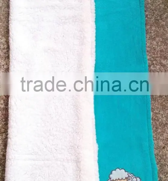 Manufactory Walmart Muslin Swaddle China Home Textile Baby Toys 100 Polyester Fleece Blanket photo-2