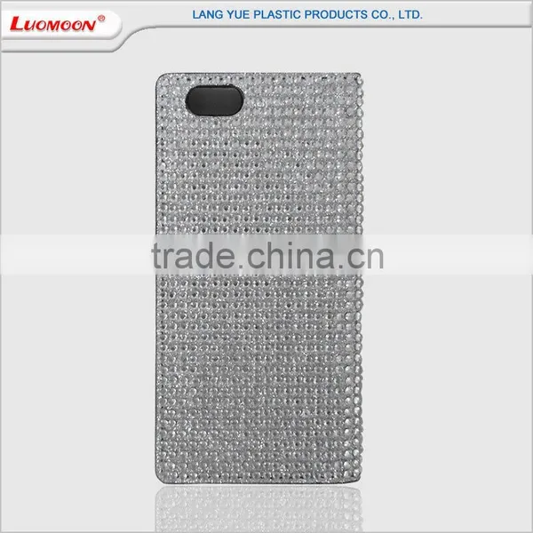 Factory Price Luxury Wallet Stand Diamond Bling Leather Case photo-3