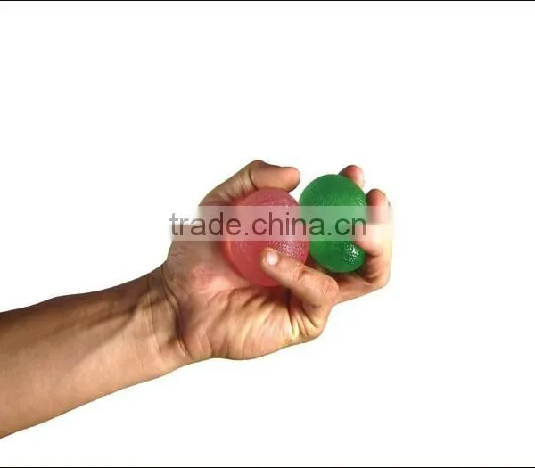 Silicone Grip Hand Finger Massage Decompression Ball Transparent Egg-shaped Vent Ball photo-3