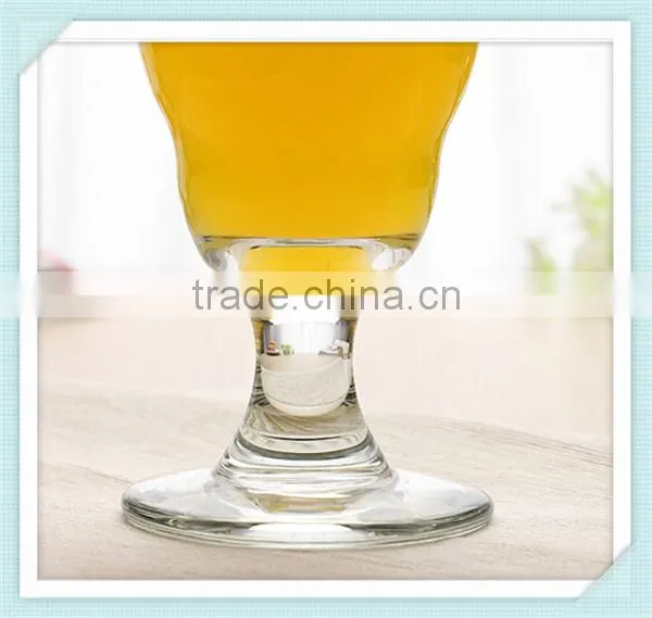 2016 Crystal Lead Free Juice Glass Cup Mouth Blowing Glass Juice Cup Soft Drinking Glass Cup With Straw photo-4