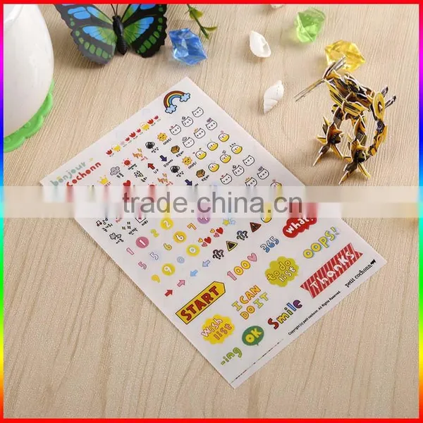Fashion Promotion Pvc Stickers for Children School Label Design Printing Adhesive Name Cartoon Label photo-3