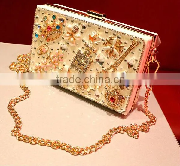 2014 Acrylic Evening Bag Hard Case Evening Bag