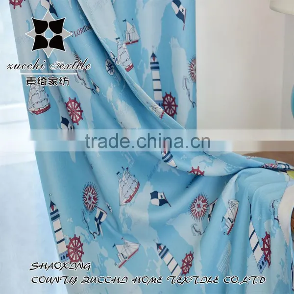 Environmental Protection Printing Cartoon Curtain for Childern photo-3