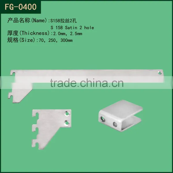 Stainless Steel Bracket Shelf Support Column Piece Trapezoidal Column AA Wood Laminates photo-2