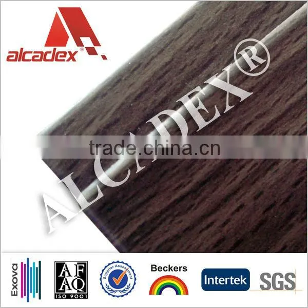 Imitation Wood Aluminium Composite Metal Laminate Wall Panels