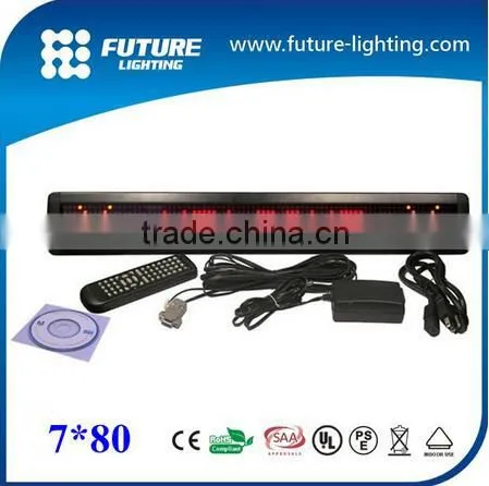 7*80 Dot Matrix Full Color Tube Chip Color 7 Segment Led Display Function Taxi Led Display