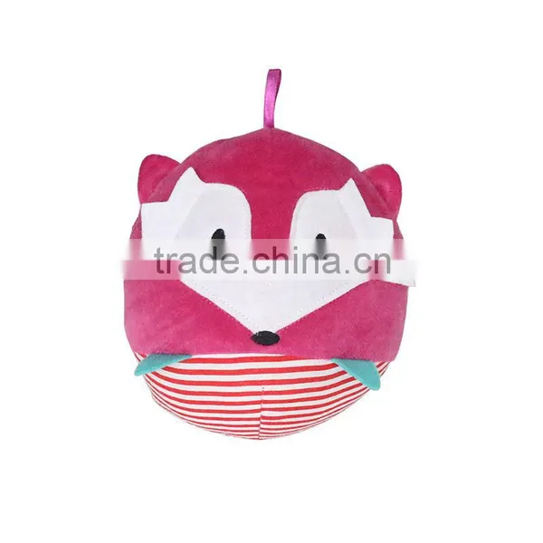 Baby Plush Confort Toy Kaifulan New Style Bell Inside Pink Fox