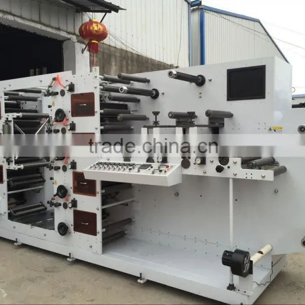ZBRY-320-5 Three Color Logistics Label Printing Machine With Three Station