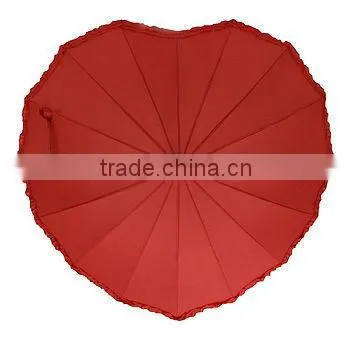 Frilled Heart Shaped Umbrella photo-4