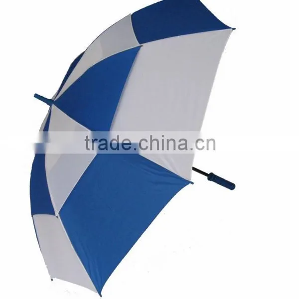 High Quality Rain Umbrella Windproof Double Canopy Golf Umbrellas With Air Vent photo-3