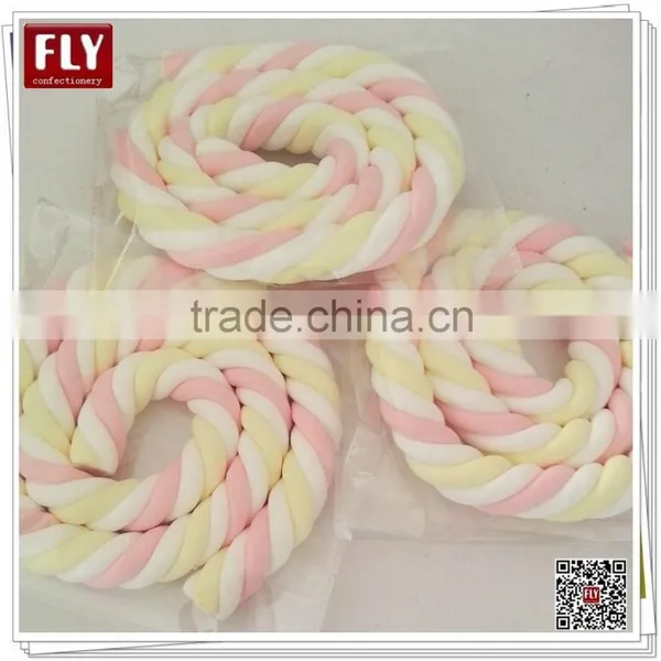 70g Long Twisted Marshmallow Lollipop Cotton Candy photo-2