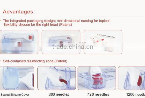 2016 Newest Titanium Alloy Steel Dermaroller Micro Derma Roller Price photo-5