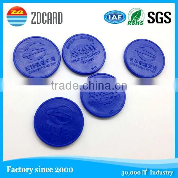 Factory Price Rfid Coin Tags, Button Tags, Metro Ticket Tokens for Transportation photo-2