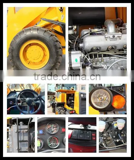 Zl925 Multipurpose Woodworking Machine With Hydraulic Joystick Control , Well Made in Chine Small Tractor Front End Loader photo-2