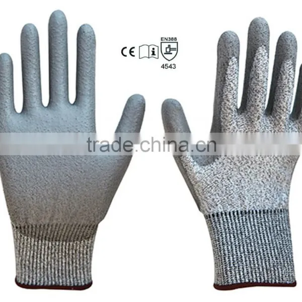 pu Coated Cut Resistant Hand Glvoes photo-4