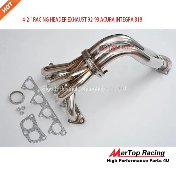 MTP Race 96-00 H** Civi* EK EM Stainless 4-2-1 Header SOHC D15 D16 Exhaust Manifold photo-5