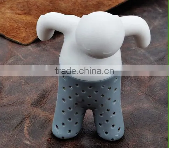 Tea Filter Tea Bags Bath Villain Silicone Tea Strainer Creative Tea photo-3