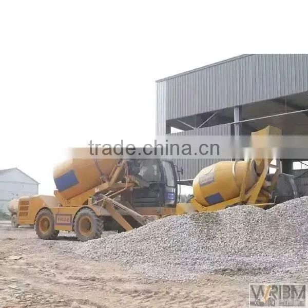 Self Loading and Propelled Concrete Mixer Truck With Pump Diesel Engine Air Conditioner photo-5