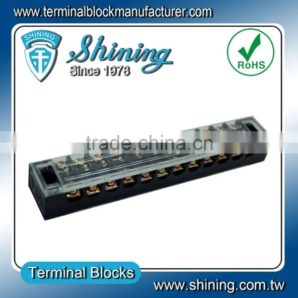 TB-2512 With Cover 25A 12 Pin Modular Screw Terminal Block Connector photo-5