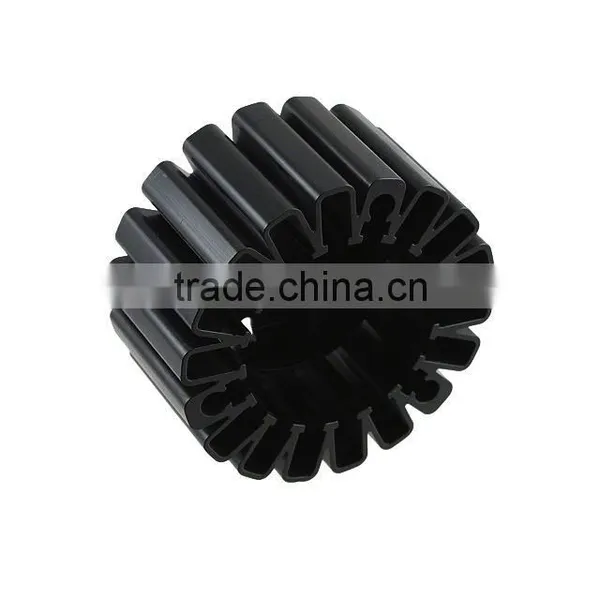 Black Anodizing Electronic Enclosures Aluminium Extruded Heat Sink photo-4