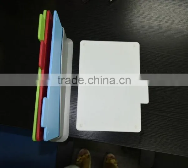 PP Material Good Quality Four PCS In One Set Rectangle Cutting Board photo-4