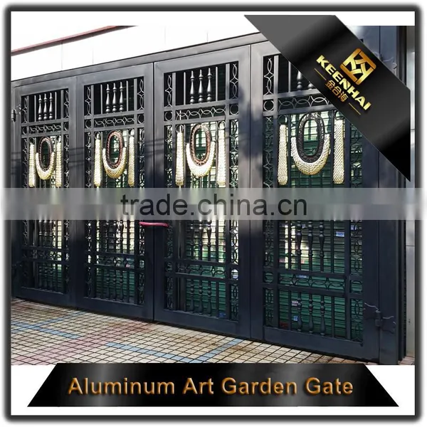 Modern Decorative Cast Aluminum Villa Outdoor Gate Design photo-3