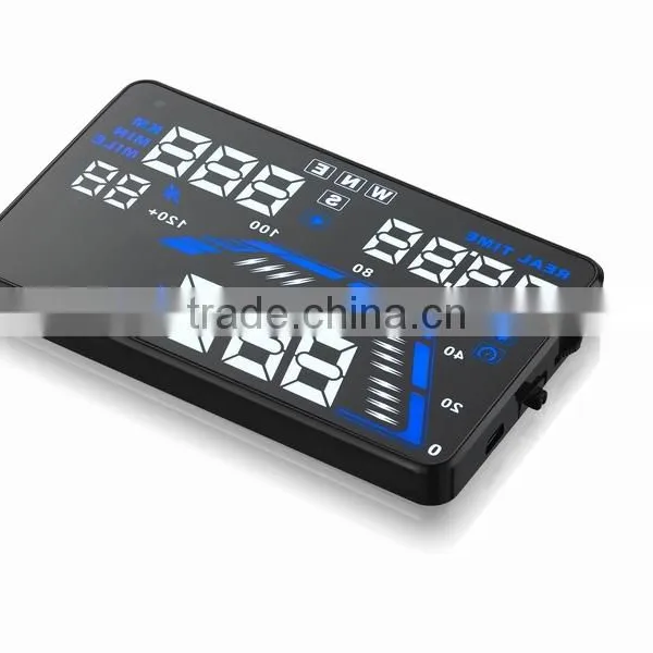 New Arrival HD 5.5inch Big Colorful Screen Display Head Up Display With GPS Universal Use For All Verhicle photo-5
