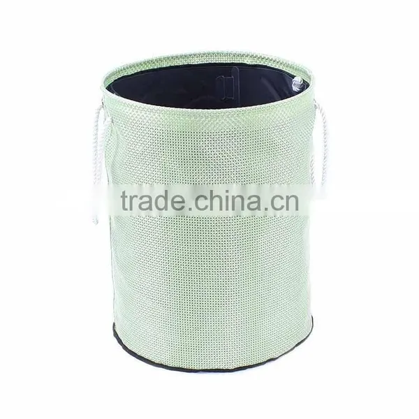 HOT SALE! Cotton Rope Hand Solid Laundry Basket Foldable With Teslin Waterproof photo-3