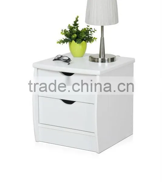 2014 Popular White Bedroom Furniture Set,MDF Night Stand photo-2