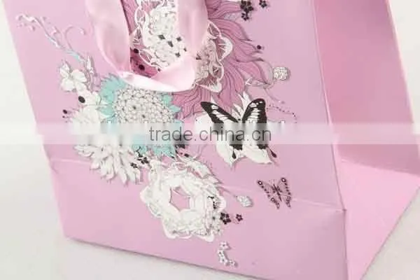 Printed Foldable Gift Bag With 3D Butterfly Patterns/Shopping Paper Bag photo-5