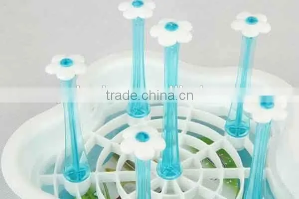 Flower Shaped Plastic Cup Holder photo-2