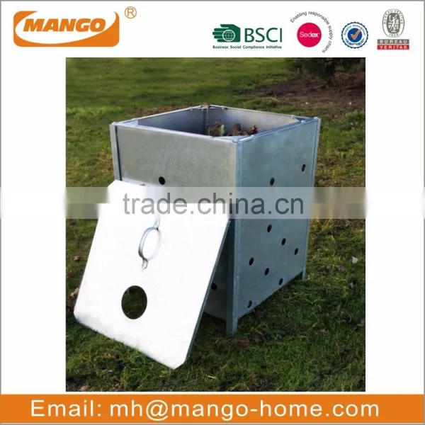 Square Galvanised Garden Incinerator photo-2