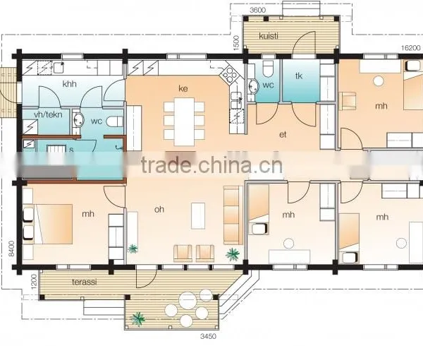 New Design Different Container Wood House /Cheap Wood House Prefabricated photo-2