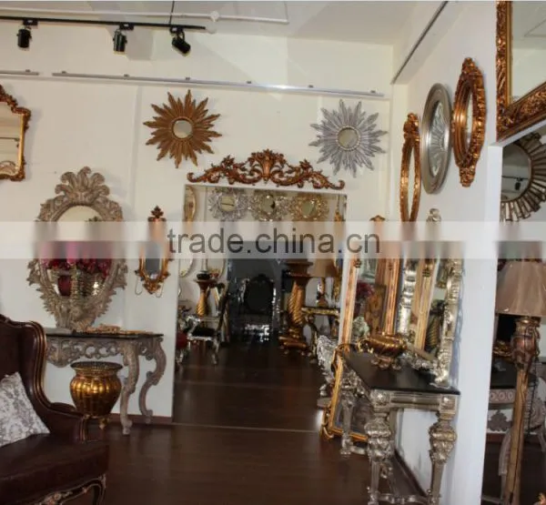 Decorative Round Polyresin Framed Mirror FA-056P-01 photo-4