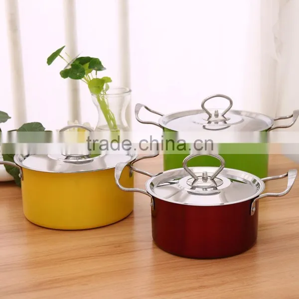 Colorful Cooking Pot Stainless Steel, Cookware Set, Kitchen Ware photo-2
