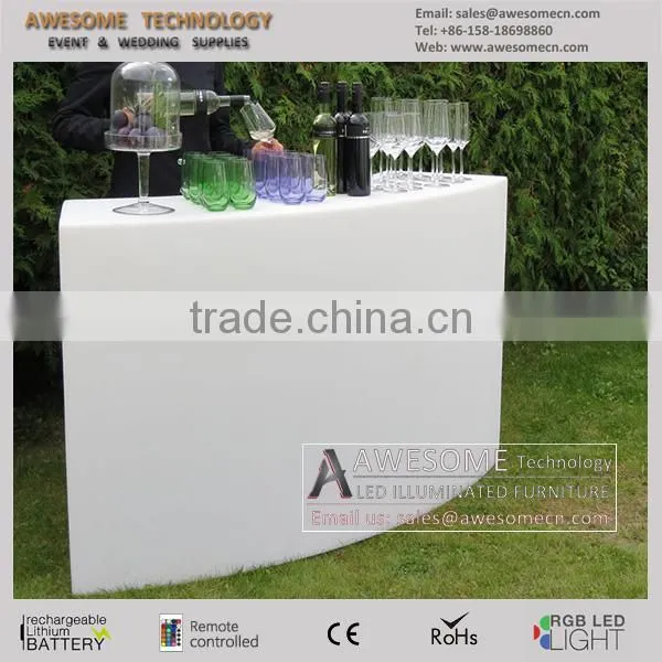 Attractive Trade Show Reception Bar Table With Led Light ( BC140 ) photo-2