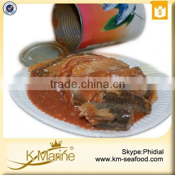 New Processing Easy Open End Wholesale Canned Mackerel in Tomato Sauce photo-6