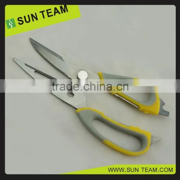 SK009 9" Magnetic Kitchen Scissors Holder Cover With Tpr Handle photo-5