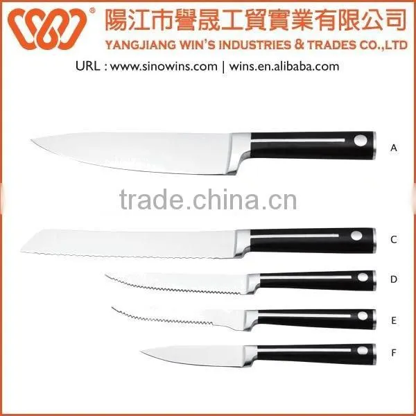 A3330 Classical Design High Quality 5pcs Stainless Steel Knife Set photo-5