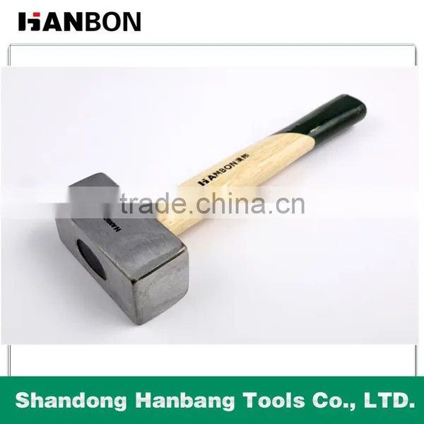 Professional Mason's Hammer With Wooden Handle , Stone Hammer photo-4