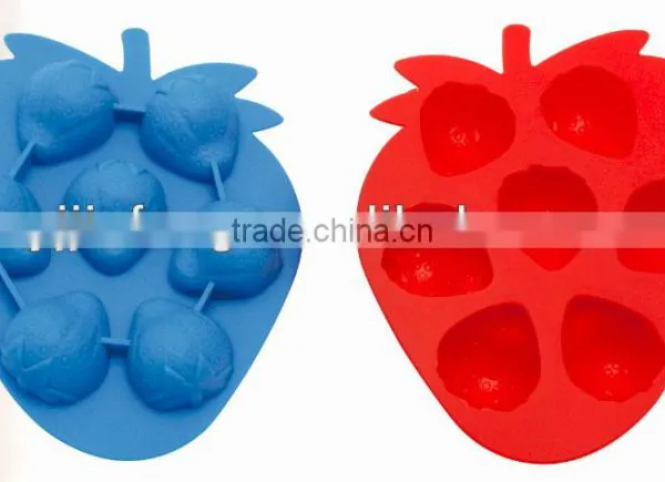 Fruit and Strawberry Silicone Ice Cube Tray / Silicone Ice Cream Mould