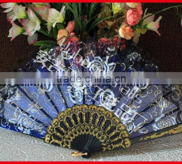 Spanish Plastic Hand Folding Fan photo-4
