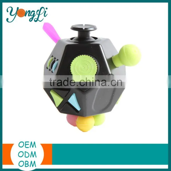 Relieves Stress and Increases Focus for Adults and Children With ADHD ADD OCD Autism 12-Side Fidget Toys photo-2