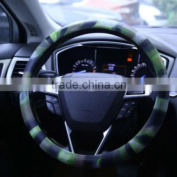 Safe Silicone Material Car Accessories Custom Steering Wheel Cover Supplier photo-6